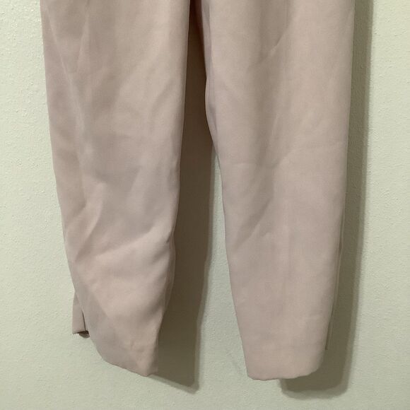 Express Baby Pink Minimalist Super High Rise Ankle Straight Leg Pants XS - Picture 5 of 11